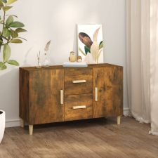 vidaXL füstös tölgyszínű szerelt fa tálalószekrény 100 x 36 x 60 cm bútor