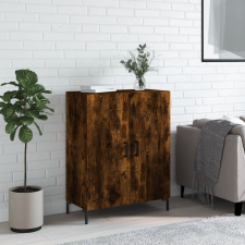 vidaXL füstös tölgyszínű szerelt fa tálalószekrény 69,5 x 34 x 90 cm bútor