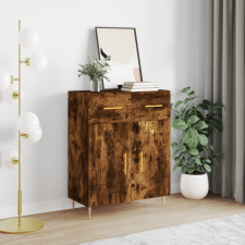 vidaXL füstös tölgyszínű szerelt fa tálalószekrény 69,5 x 34 x 90 cm bútor
