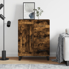 vidaXL füstös tölgyszínű szerelt fa tálalószekrény 69,5 x 34 x 90 cm bútor