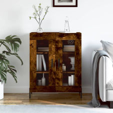 vidaXL füstös tölgyszínű szerelt fa tálalószekrény 69,5 x 34 x 90 cm bútor