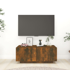 vidaXL füstös tölgyszínű szerelt fa TV-szekrény 100 x 35 x 40 cm bútor