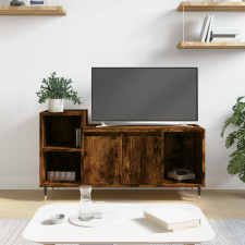 vidaXL füstös tölgyszínű szerelt fa TV-szekrény 100x35x55 cm bútor