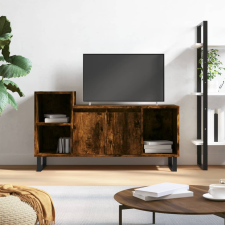 vidaXL füstös tölgyszínű szerelt fa TV-szekrény 100x35x55 cm bútor