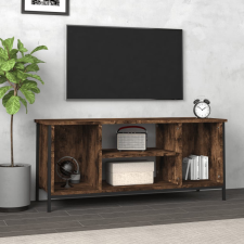 vidaXL füstös tölgyszínű szerelt fa TV-szekrény 102 x 35 x 45 cm bútor