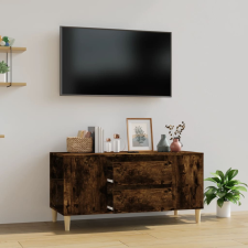 vidaXL füstös tölgyszínű szerelt fa TV-szekrény 102x44,5x50 cm bútor