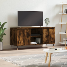 vidaXL füstös tölgyszínű szerelt fa TV-szekrény 104x35x50 cm bútor