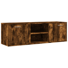 vidaXL füstös tölgyszínű szerelt fa TV-szekrény 120x34x37 cm (833556) bútor