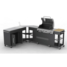 vidaXL gáz grillező 4+1 főzőfelülettel (160711) grillsütő
