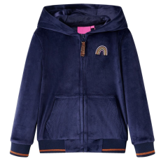 vidaXL Gyerek kapucnis kabát Navy 92