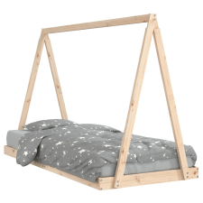 vidaXL gyerek tömör fenyőfa ágykeret 90 x 200 cm (834537) bútor
