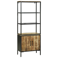 vidaXL Hálószekrény 70x35x180 cm Szilárd Durva Fa Mangó bútor