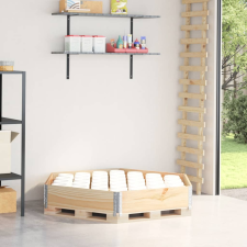 vidaXL hatszögű tömör fenyőfa raklapmagasító 160 x 160 cm kerti tárolás
