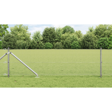 vidaXL Hegesztett Drót Kerítés 13 Cövekes Oszloppal 0.4x25 m Horganyzott Acél építőanyag
