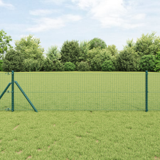 vidaXL Hegesztett Drótfence Zöld 0.8x25 m Acél építőanyag