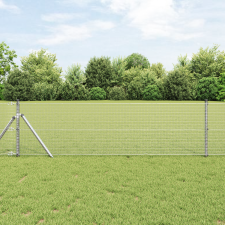 vidaXL Hegesztett Drótháló Kerítés 13 Pókkal 0.4x50 m Galvanizált Acél építőanyag