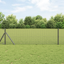vidaXL Hegesztett drótkerítés Szürke 0.5x50 m Acél építőanyag