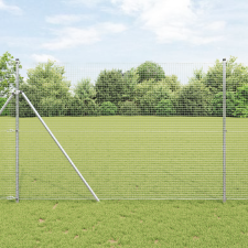 vidaXL Hegesztett Háló Kerítés 1.6 x 25 m Horganyzott Acél építőanyag