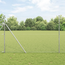 vidaXL Hexagon kerítés 1.6x50 m Horganyzott acél építőanyag