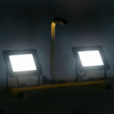 vidaXL hideg fehér fényű fogantyúval ellátott LED-es reflektor 2x50 W (149651) világítás