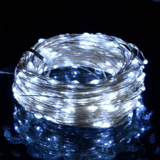 vidaXL Hideg fehér fényű led-szalag 150 led-el 15 m karácsonyfa izzósor
