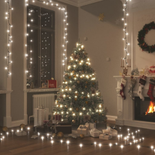 vidaXL Hideg fehér fényű PVC LED-szalag 300 LED-el 30 m karácsonyfa izzósor