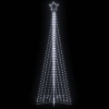 vidaXL hideg fehér karácsonyfa fénykúp 495 LED-del 300,5 cm