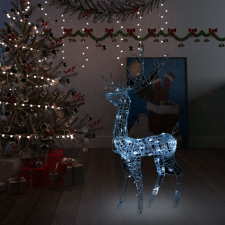 vidaXL Hideg fehér rénszarvasos karácsonyi dísz 140 LED-del 120 cm karácsonyi dekoráció