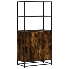 vidaXL Highboard sonoma tölgy 68x35x139 cm gépelt fa és fém (849051) bútor