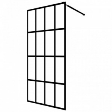 vidaXL Homályosított edzett üveg zuhanyfal 90 x 195 cm kád, zuhanykabin