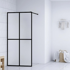 vidaXL Homályosított edzett üveg zuhanyfal 90 x 195 cm kád, zuhanykabin