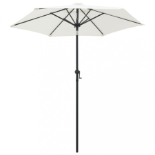 vidaXL Homokfehér alumínium napernyő 200 x 211 cm kerti dekoráció