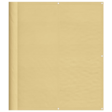 vidaXL homokszínű 100% oxford poliészter erkélyparaván 120 x 600 cm (4000038) kerti bútor