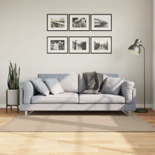 vidaXL homokszínű rövid szálú puha és mosható szőnyeg 120 x 170 cm lakástextília