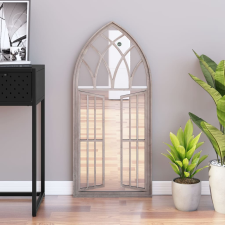 vidaXL homokszínű vas tükör beltéri használatra 100 x 45 cm bútor