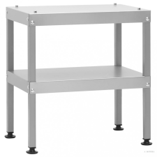 vidaXL Horganyzott acél asztal füstölőkemencéhez 40x28x44,5 cm grillsütő