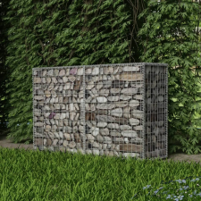 vidaXL Horganyzott acél gabion kosár 150 x 50 x 100 cm kerti dekoráció