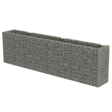 vidaXL horganyzott acél gabion magaságyás 360 x 50 x 100 cm (143560) kerti tárolás