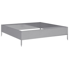 vidaXL horganyzott acél kerti magaságyás 100 x 100 x 26 cm (851022) kerti tárolás