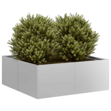 vidaXL horganyzott acél növénytartó 80x80x30 cm kerti tárolás