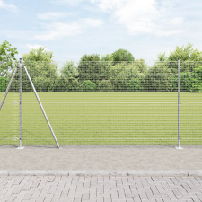 vidaXL Horganyzott Drótkerítés 13 Felemelt Oszloppal 1.2x25 m építőanyag