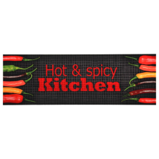 vidaXL "Hot & Spicy" mintájú mosható konyhaszőnyeg 60 x 300 cm lakástextília
