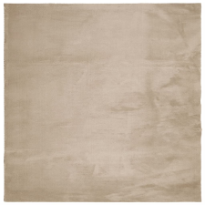 vidaXL HUARTE homokszínű rövid szálú puha és mosható szőnyeg 160x160cm (375059) lakástextília