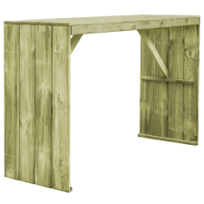 vidaXL impregnált fenyőfa bárasztal 170 x 60 x 110 cm kerti bútor