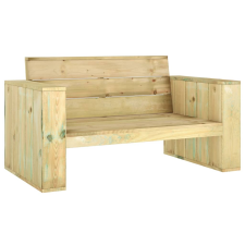 vidaXL impregnált fenyőfa kerti pad 139 cm (318427) kerti bútor