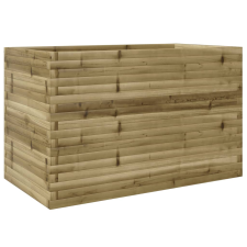 vidaXL impregnált fenyőfa kerti virágláda 110 x 60 x 68,5 cm kerti tárolás