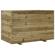 vidaXL impregnált fenyőfa kerti virágláda 110x60x72 cm kerti tárolás