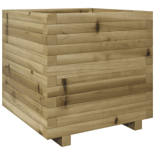 vidaXL impregnált fenyőfa kerti virágláda 50 x 50 x 49,5 cm kerti tárolás