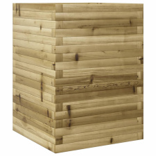 vidaXL impregnált fenyőfa kerti virágláda 50 x 50 x 68,5 cm kerti tárolás
