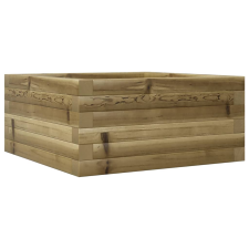 vidaXL impregnált fenyőfa kerti virágláda 50x50x23 cm kerti tárolás